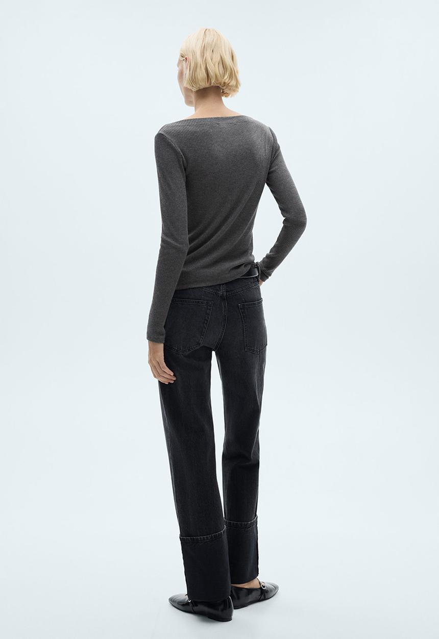 MANGO - T-Shirt Lilobar - Dark Grey