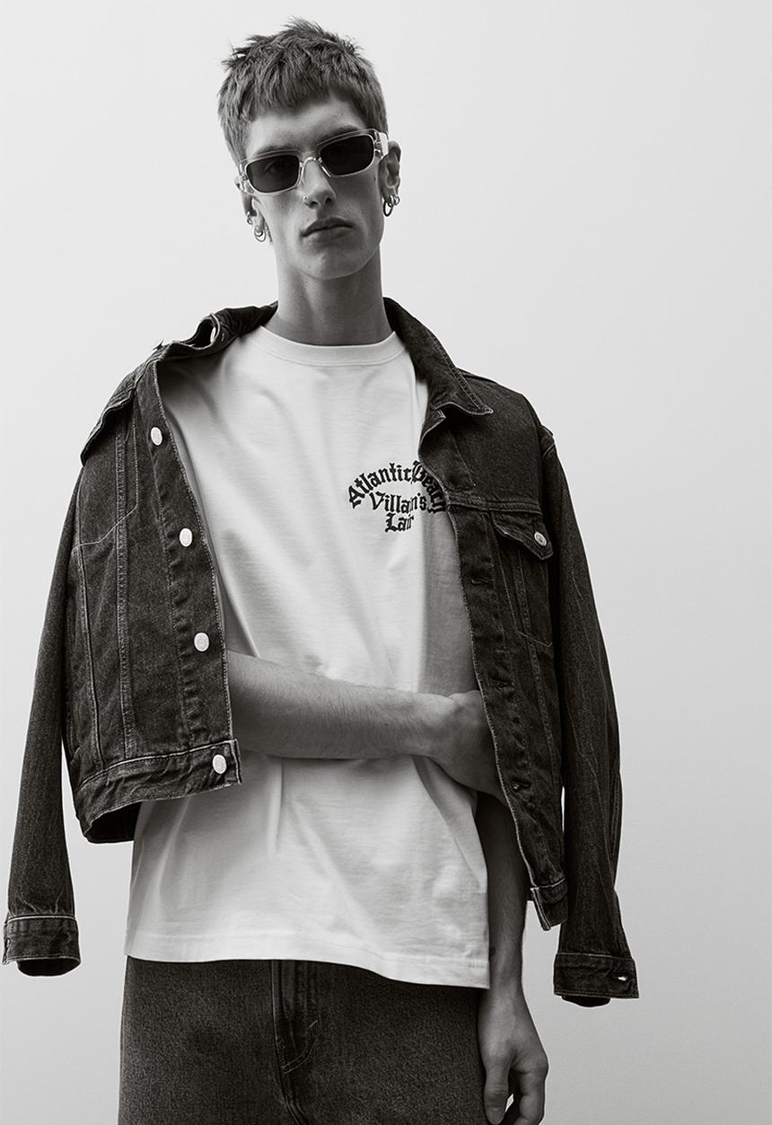 H&M - Loose fit printed T-shirt - white