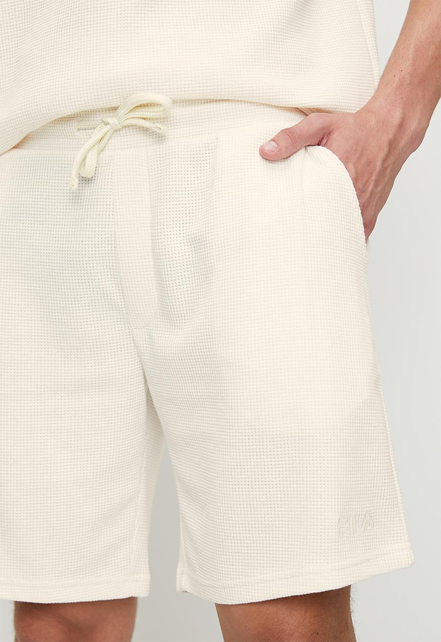 FILA - Caleb waffle shorts - gardenia