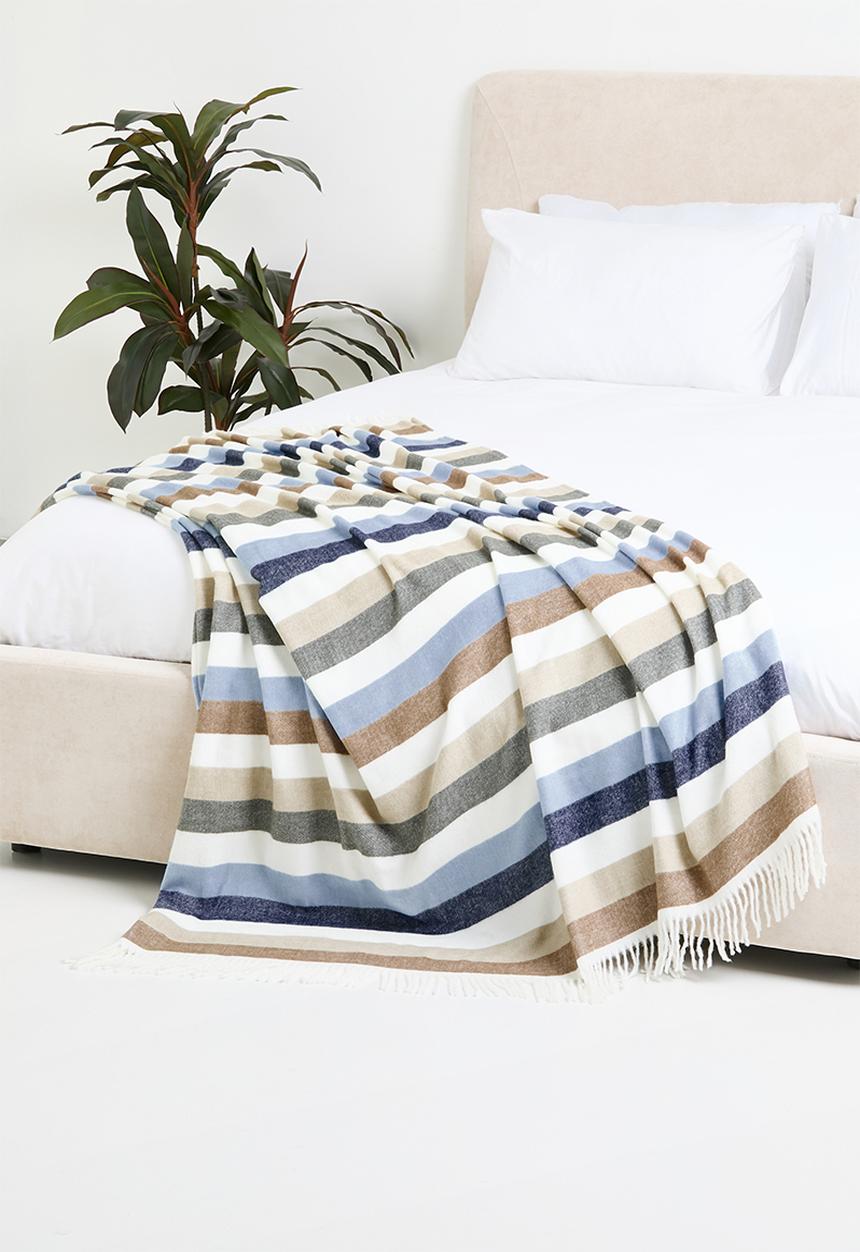 Sixth Floor - Stripe Throw - Multi