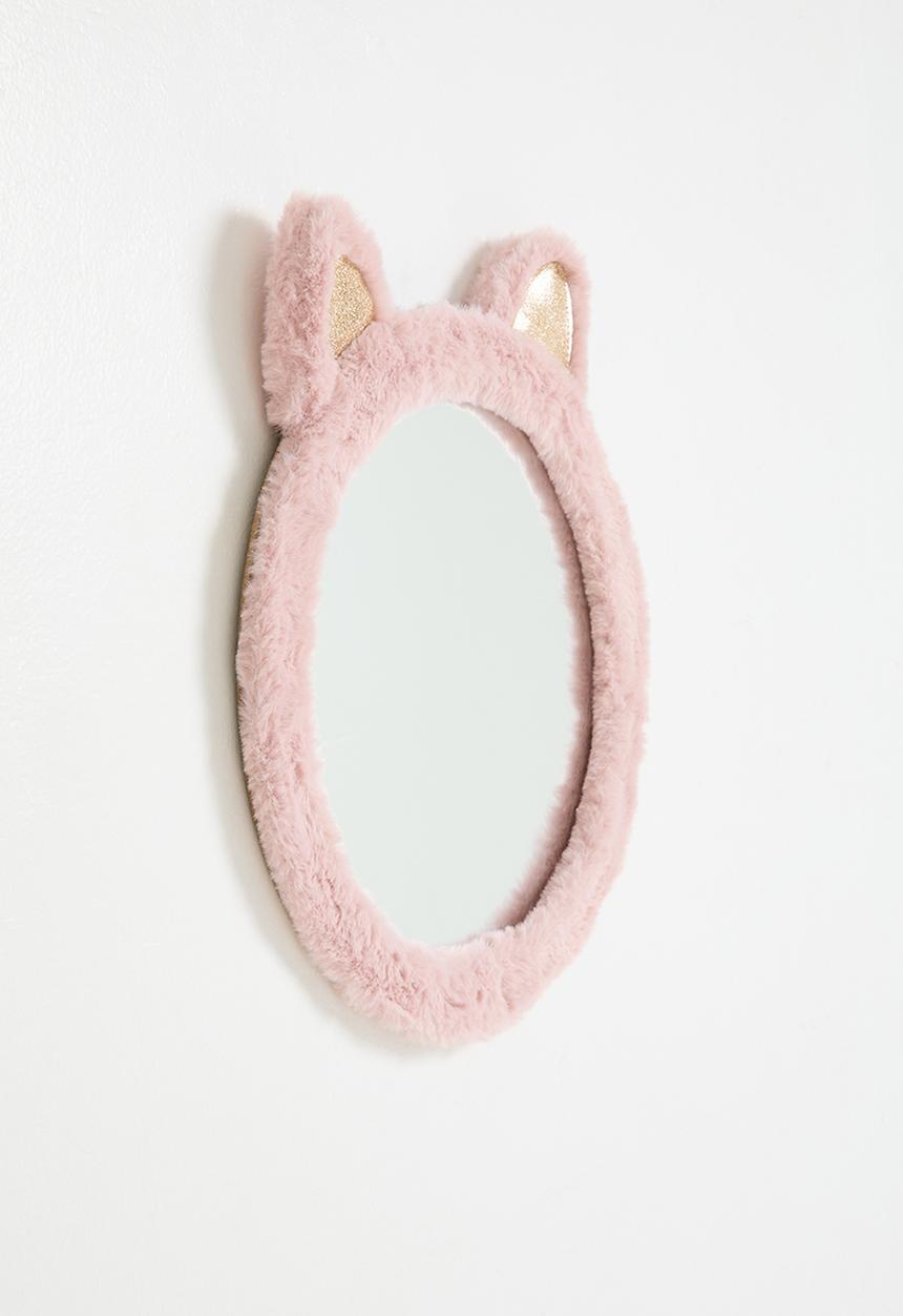 H&S - Ears mirror - pink & beige