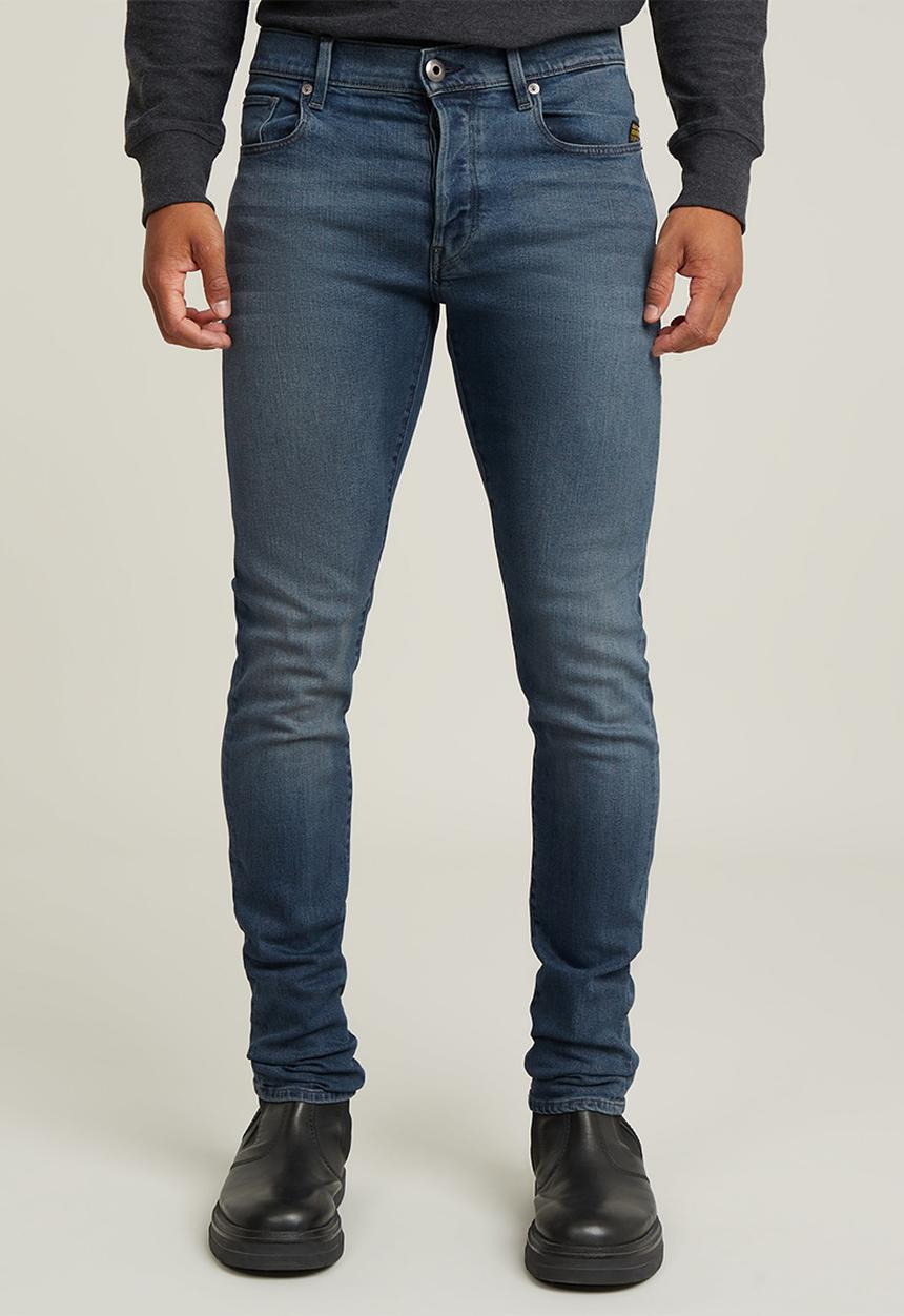G-STAR - 3301 Slim - worn in yukon blue