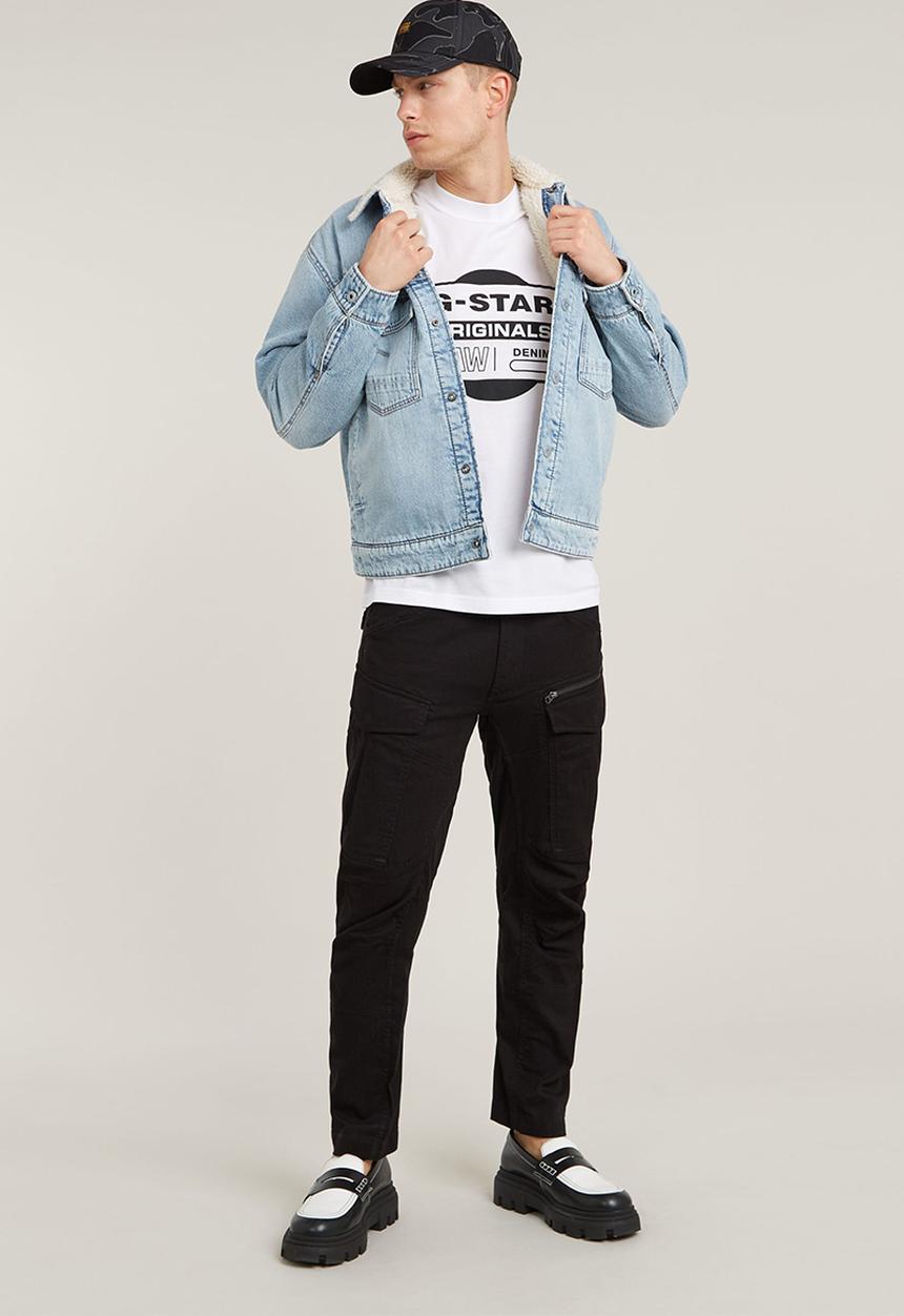 G-STAR - Zip Cargo 3D Tapered - dk black