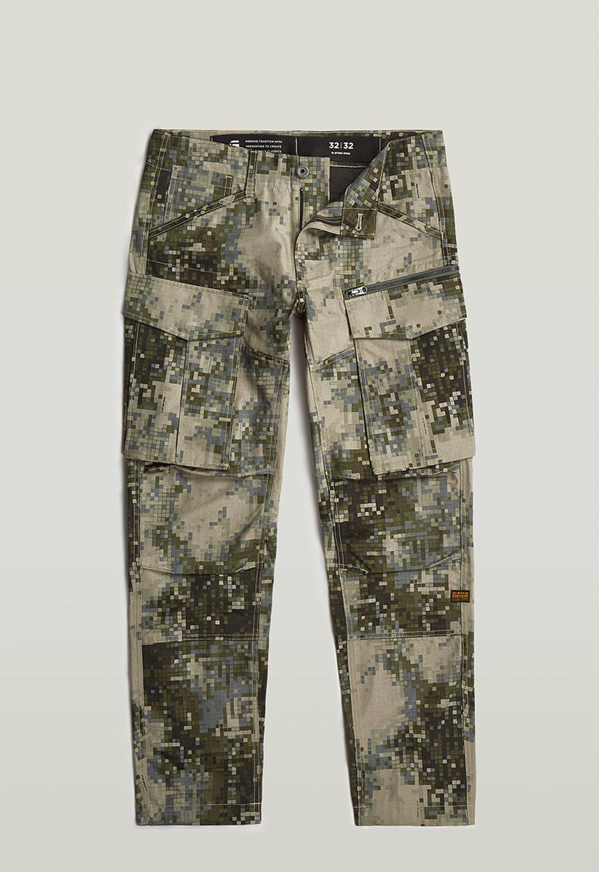 G-STAR - Rovic Zip 3D Regular Tapered - elephant skin mini digi camo