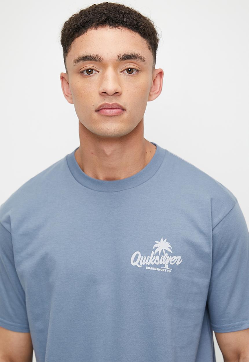 Quiksilver - PALM SCRIPT SS - flint stone (SNA0)