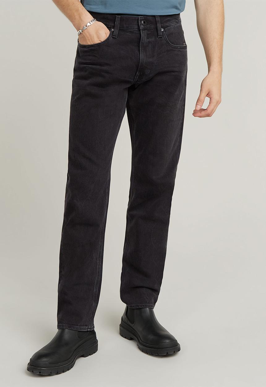 G-STAR - Mosa Straight - worn in black obsidian