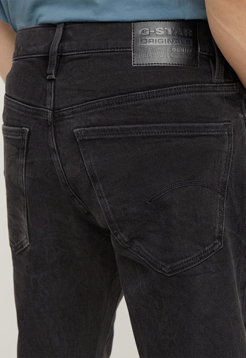 G-STAR - Mosa Straight - worn in black obsidian