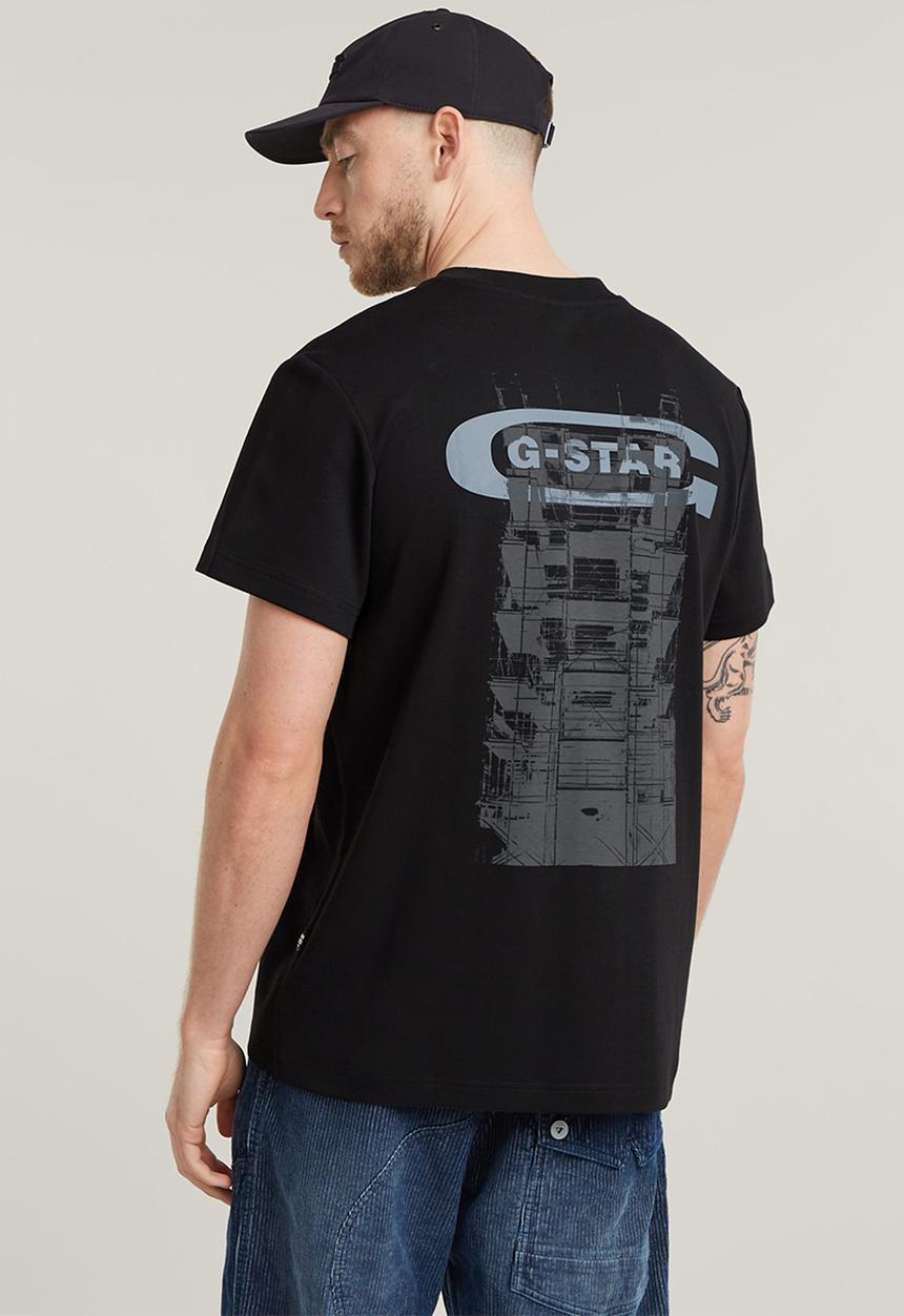 G-STAR - Scaffolding back gr r t - dk black