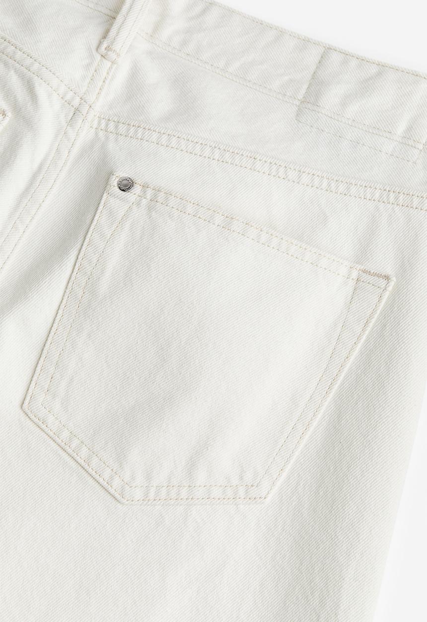 H&M - Loose jeans - white