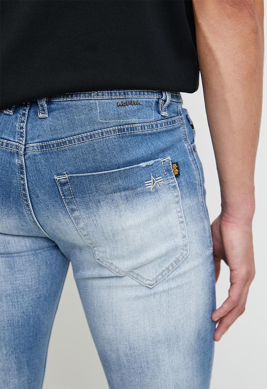 Alpha Industries - Ai Milan Jeans - Light wash