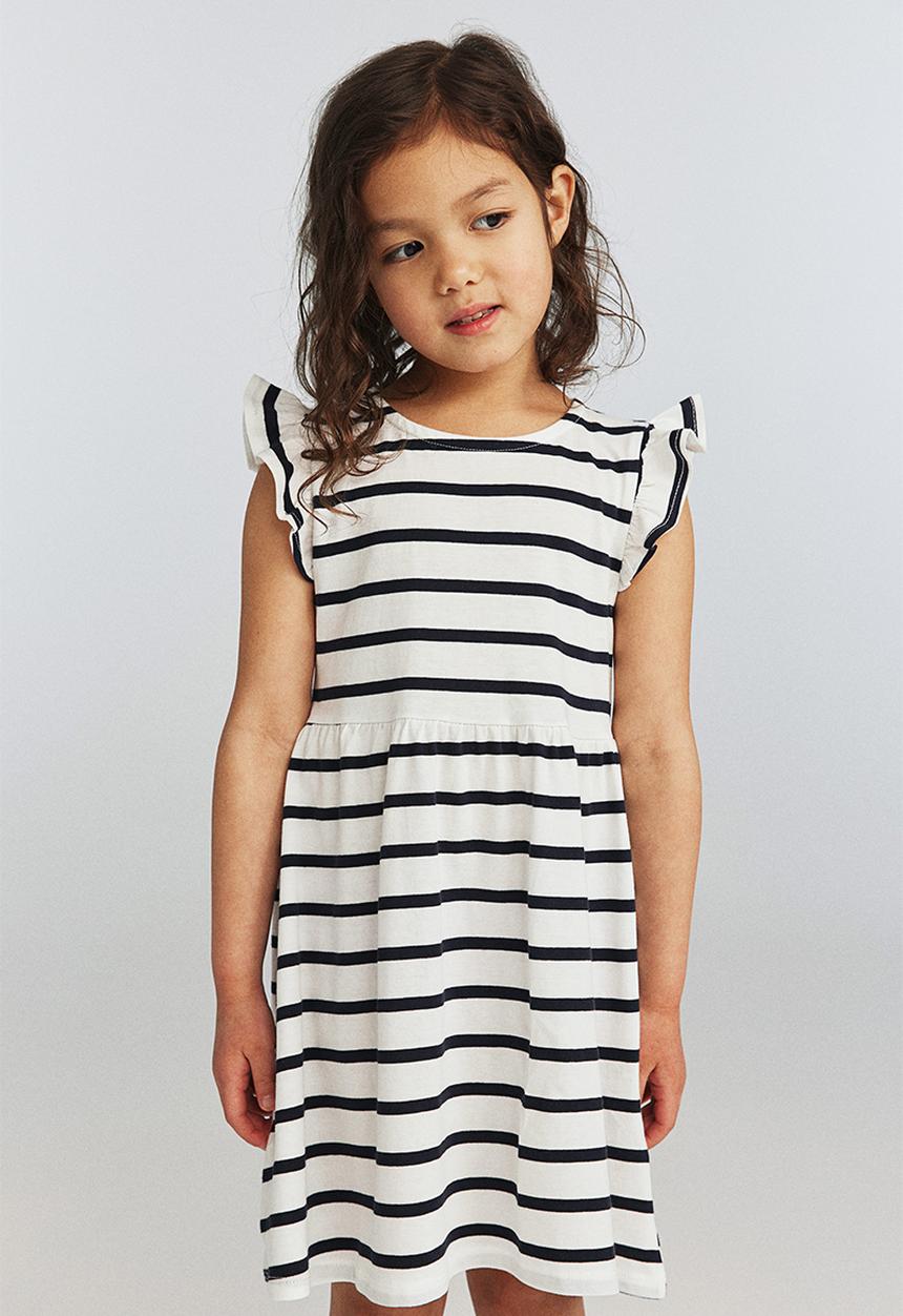 H&M - 3-Pack jersey dresses - white & blue