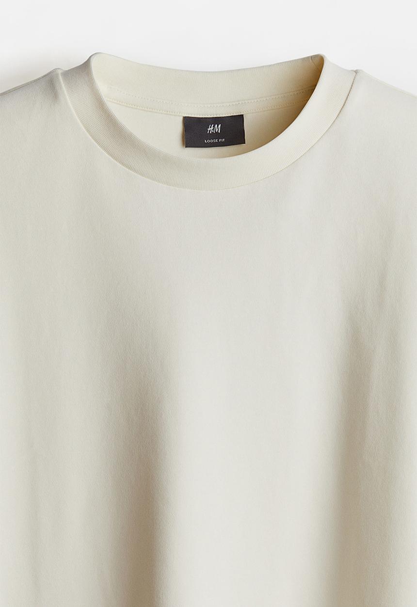 H&M - Loose fit t-shirt - cream