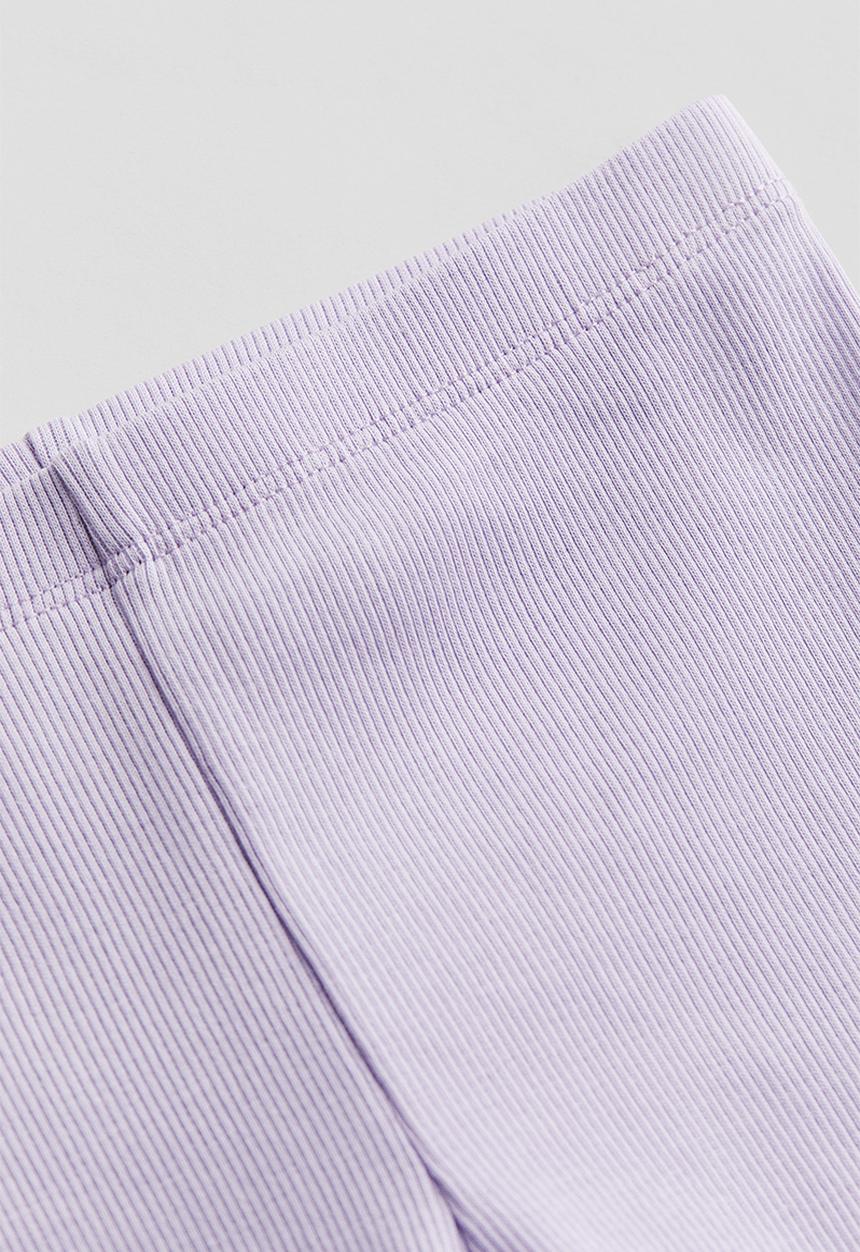 H&M - Ribbed cycling shorts - purple