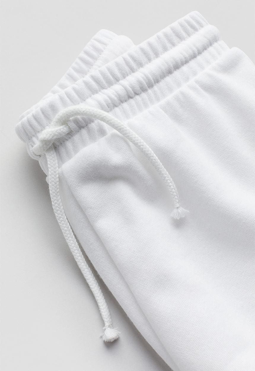 H&M - Sweatshirt shorts - white
