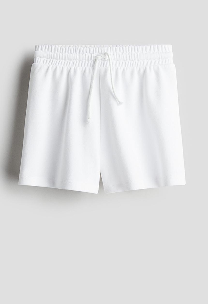 H&M - Sweatshirt shorts - white