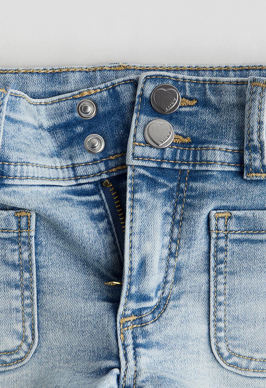 H&M - Denim shorts - light denim blue