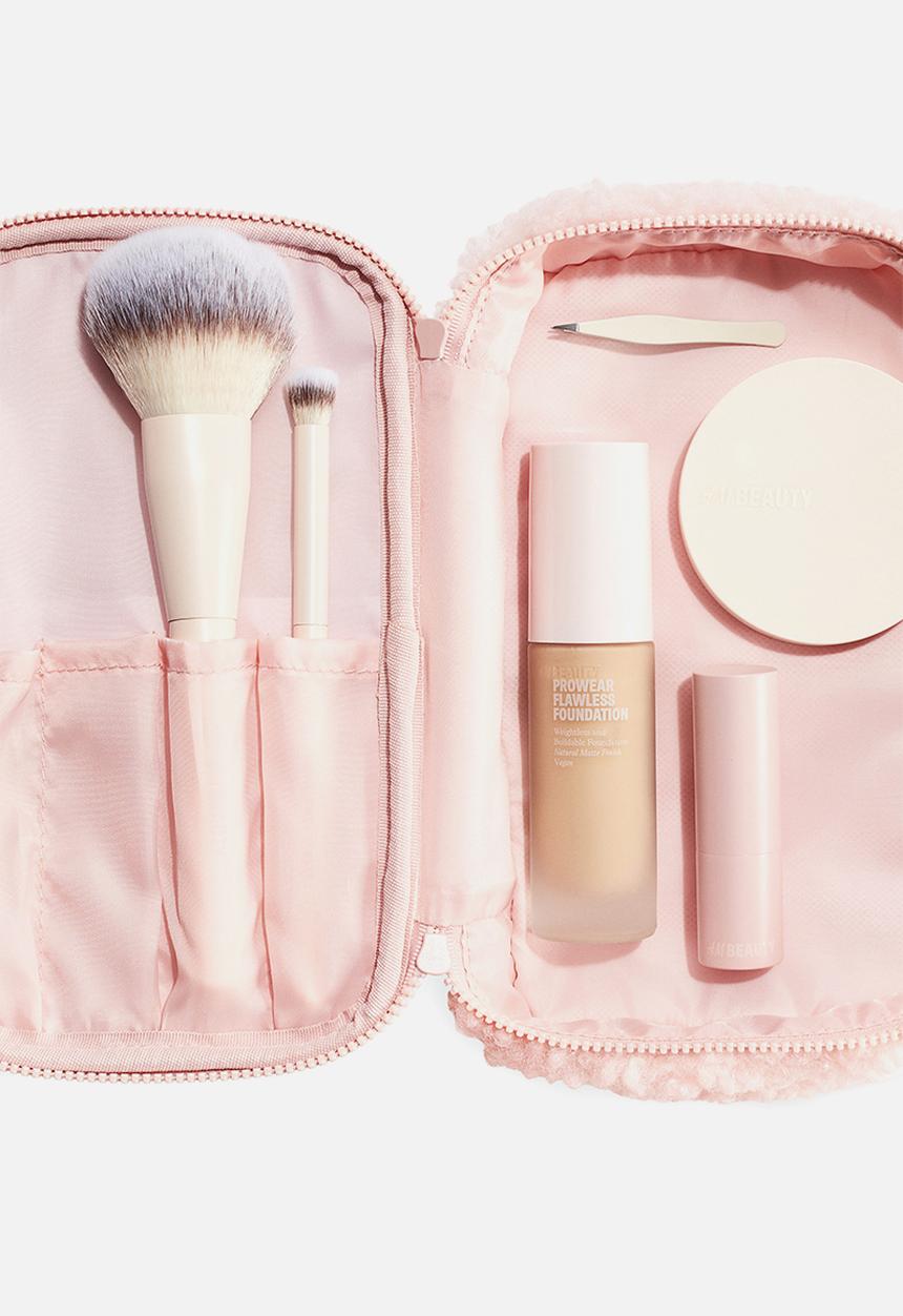 H&M - Two-tiered teddy wash bag - pink