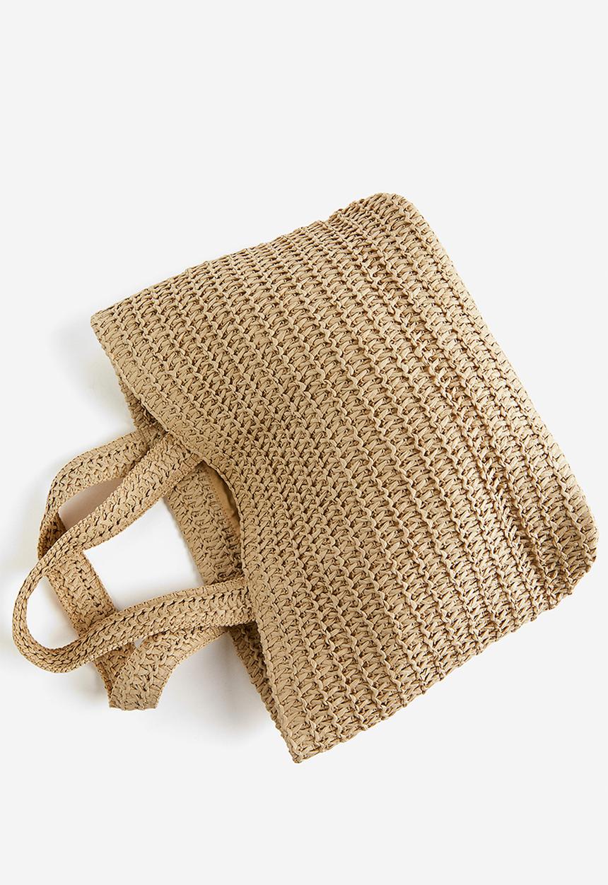 H&M - Straw shopper - beige