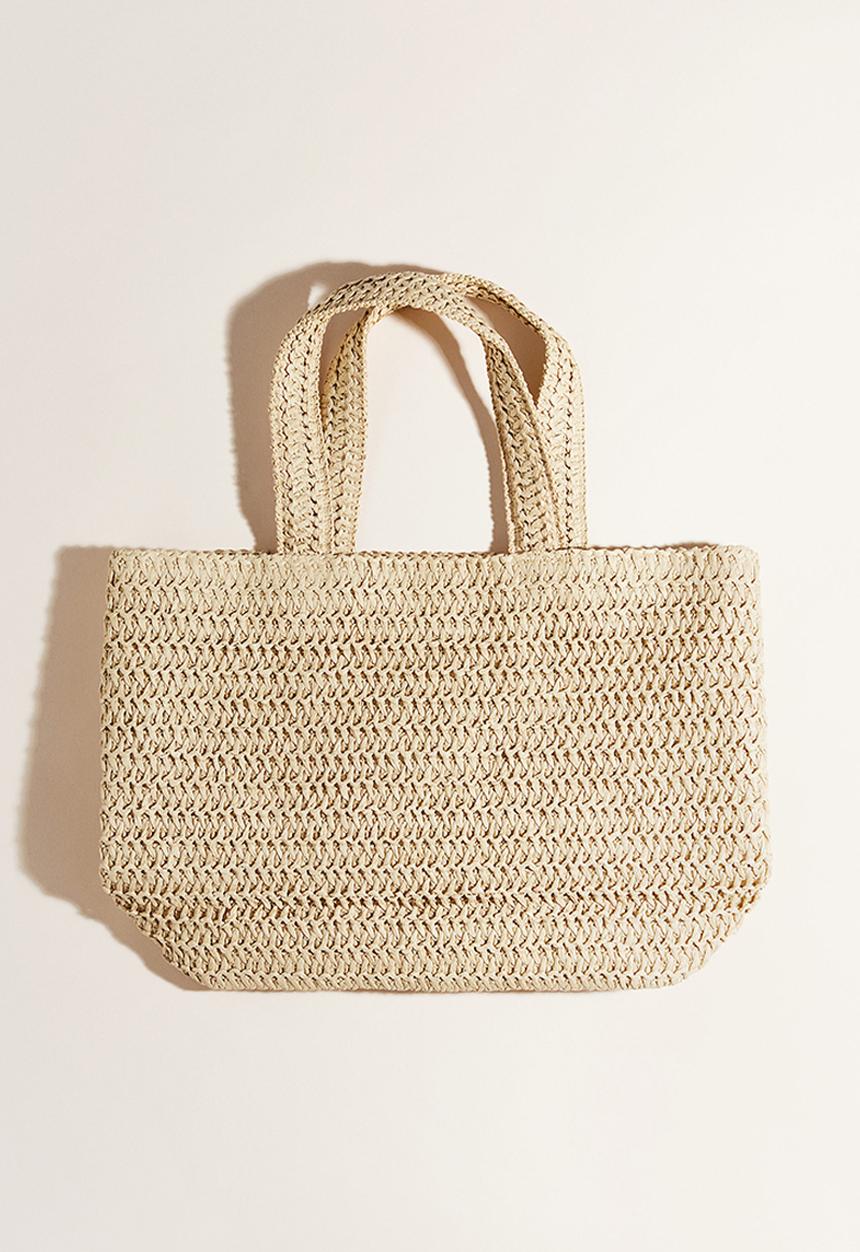 H&M - Straw shopper - beige