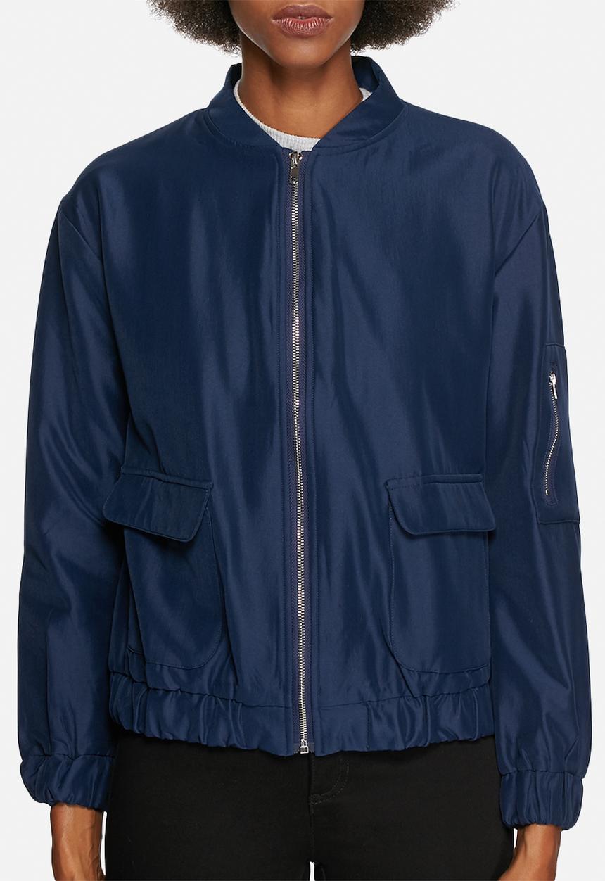 Lola May - Bomber jacket with shine finish