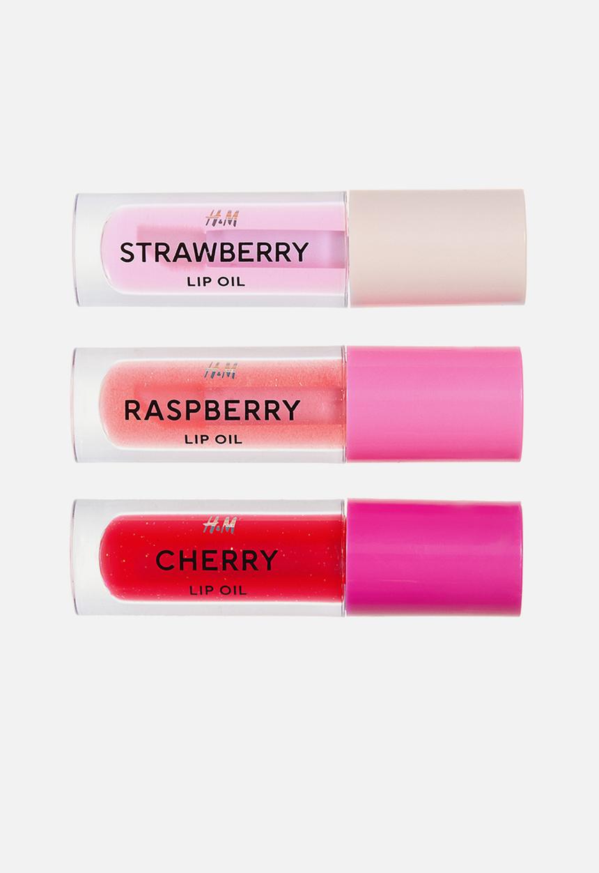 H&M - 3 pack lip oil kit - pink multi