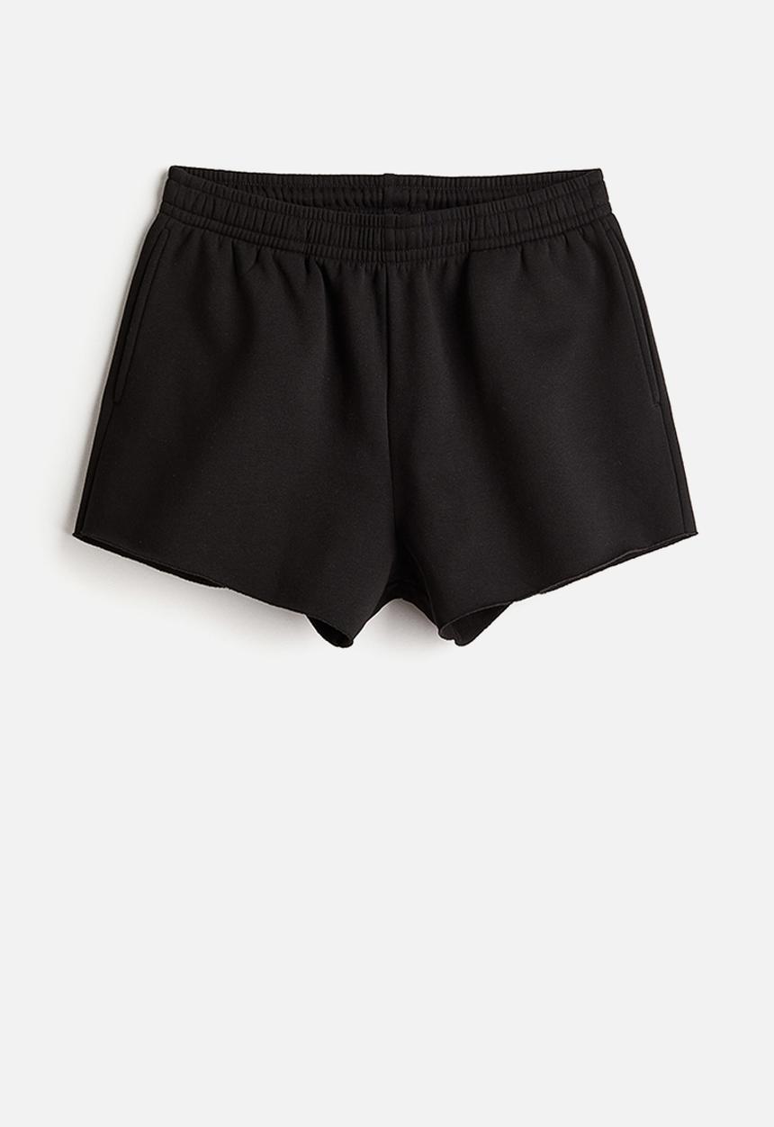 H&M - Sweatshirt shorts - black