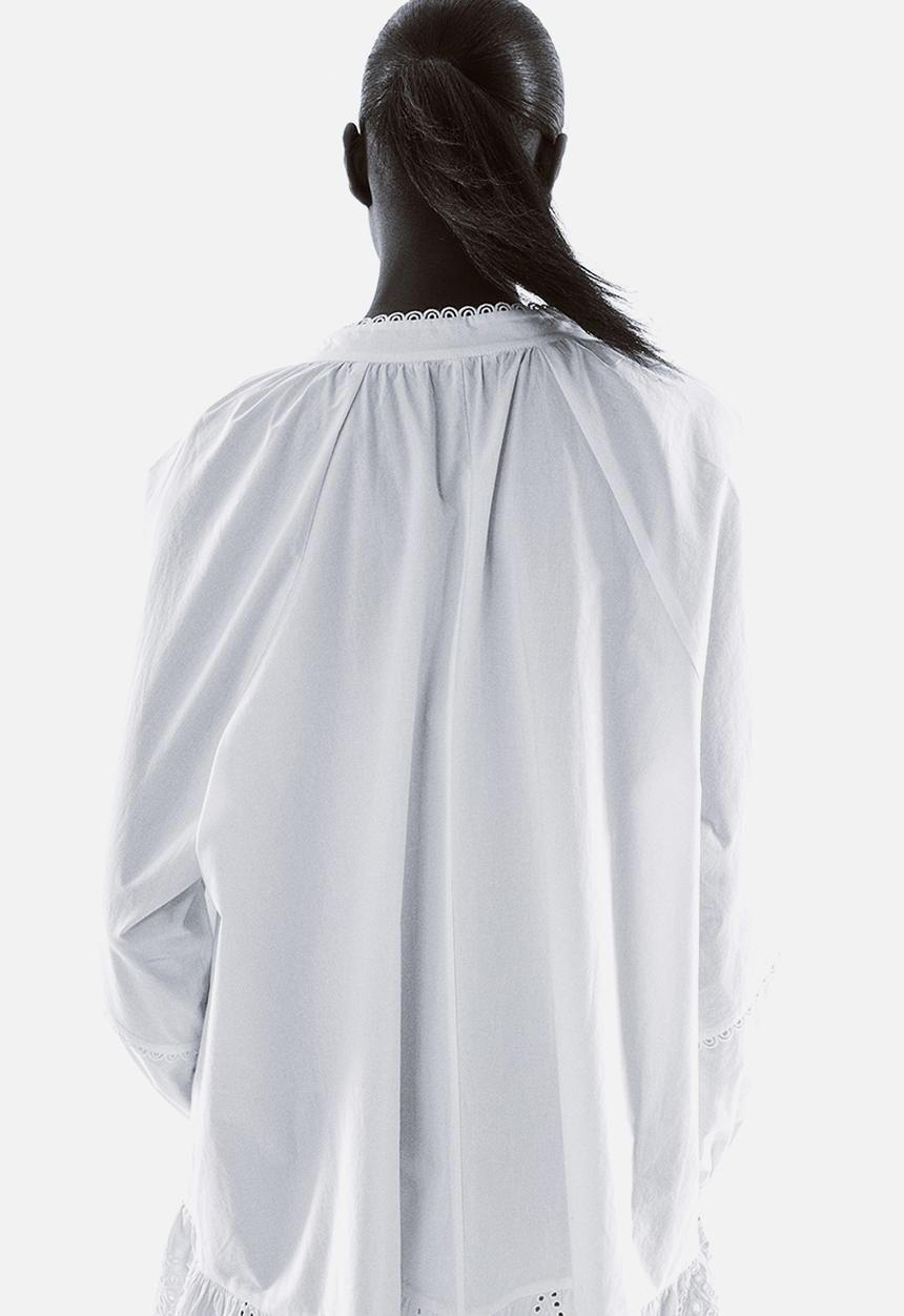 H&M - Broderie anglaise dress - white