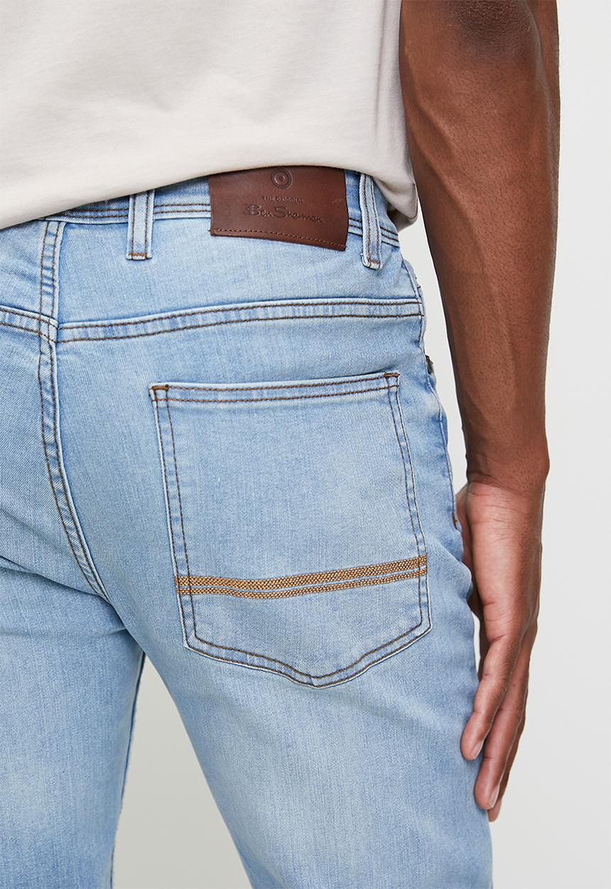 Ben Sherman - Essentials Slim Fit Denim Lt Blue - Lt Blue
