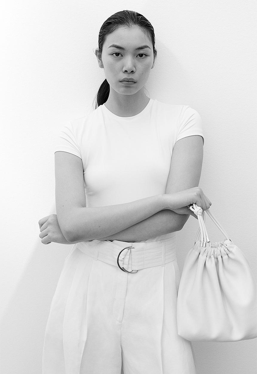 H&M - Fitted T-shirt - white
