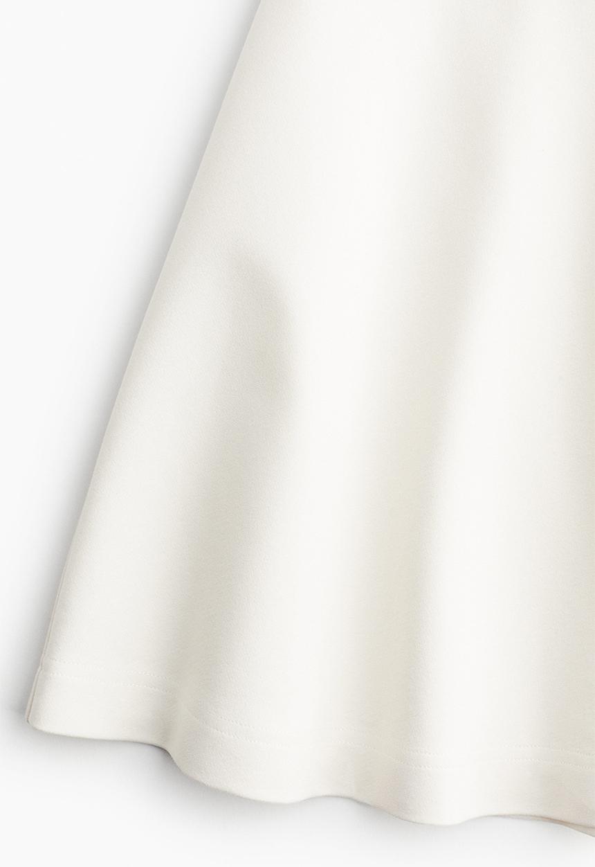 H&M - A-line skirt - cream