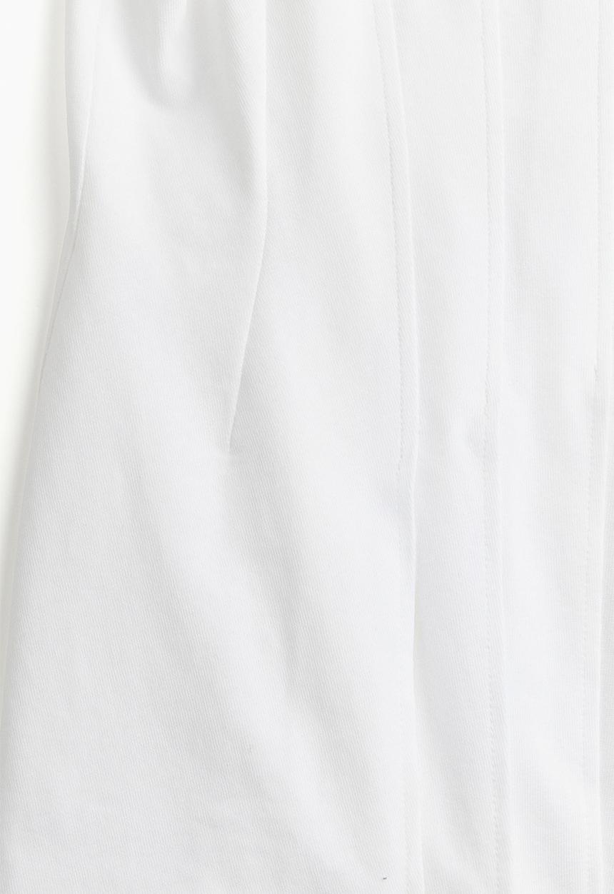 H&M - Waisted t-shirt - white
