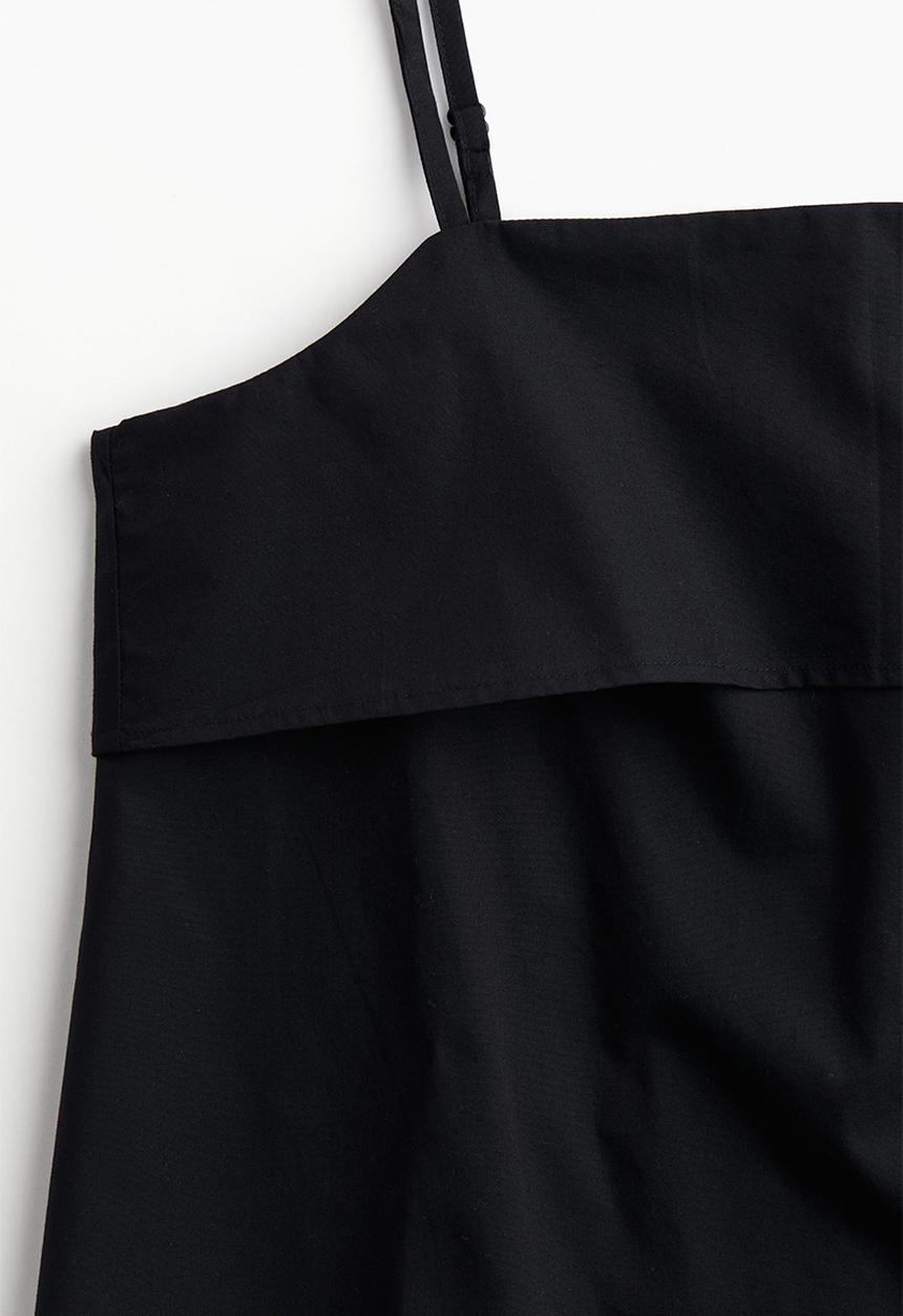 H&M - A-line strappy top - black