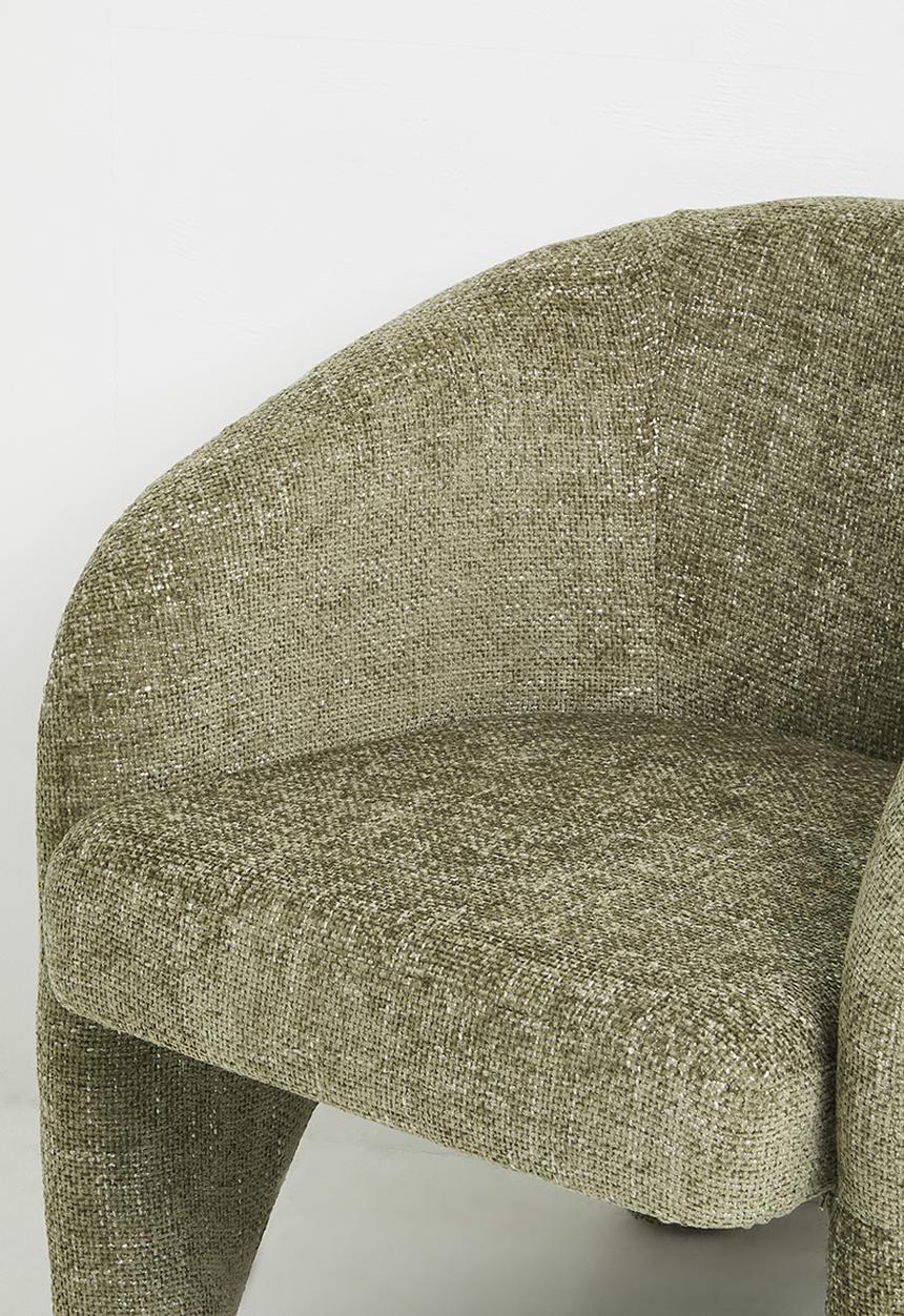 Sixth Floor - Linto chenille chair - Forest
