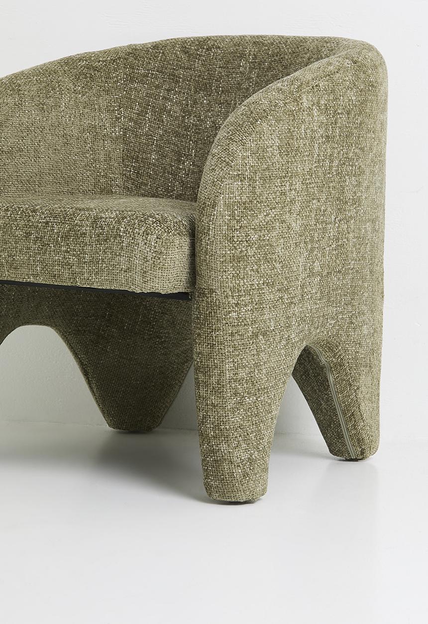 Sixth Floor - Linto chenille chair - Forest