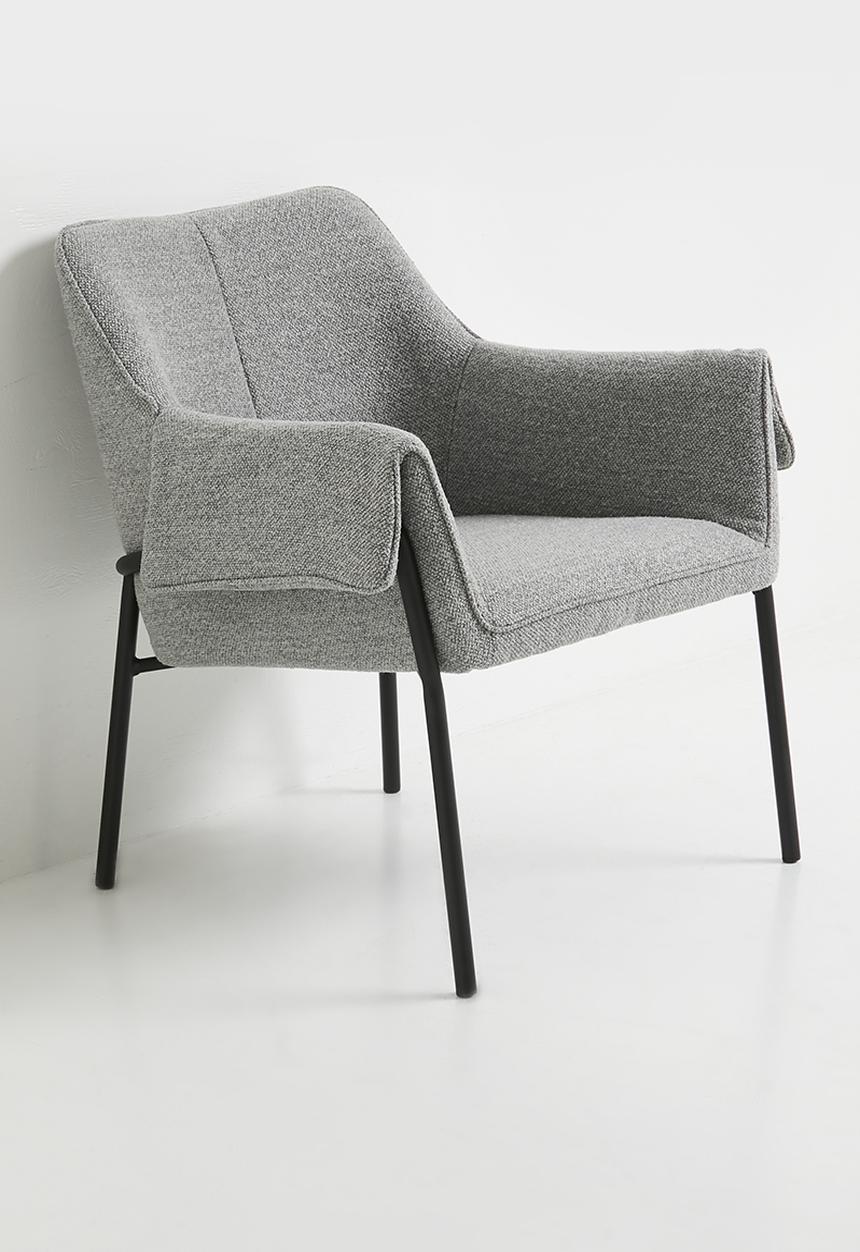 Sixth Floor - Bess lounge chair - Grey melange