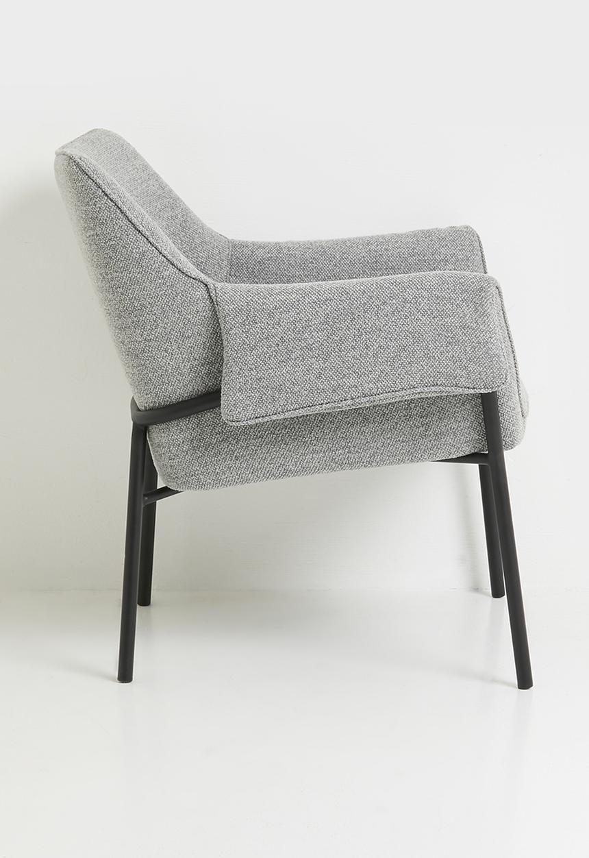 Sixth Floor - Bess lounge chair - Grey melange