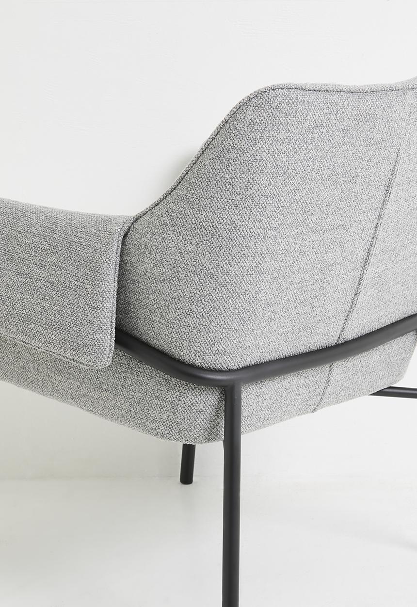 Sixth Floor - Bess lounge chair - Grey melange