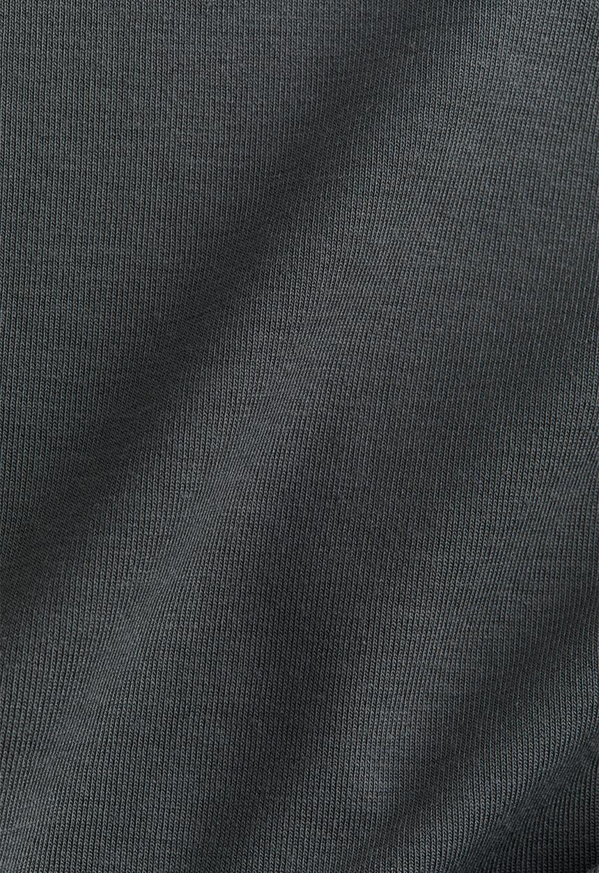 H&M - Sheer boat-neck t-shirt - dark khaki green
