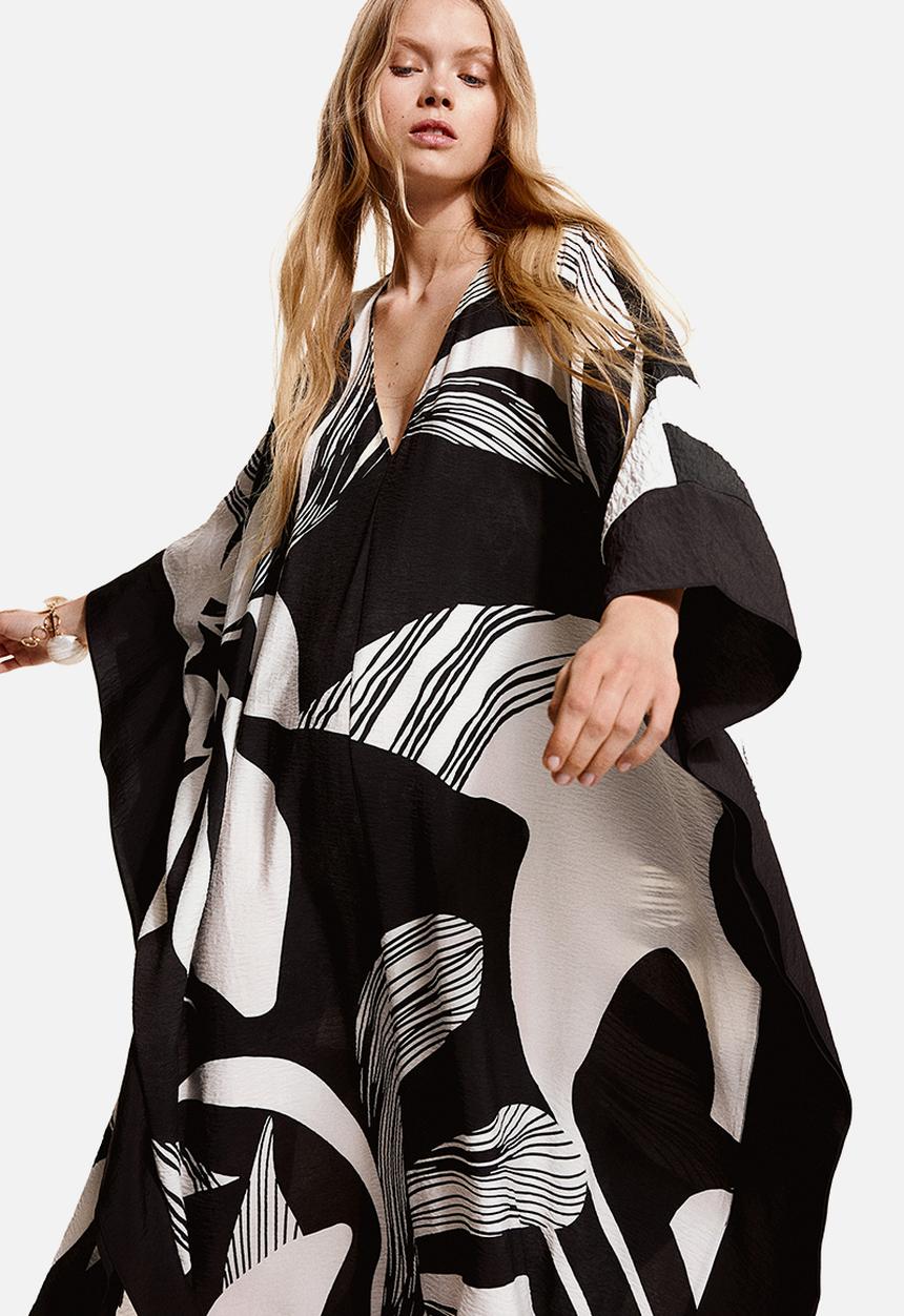 H&M - Kaftan dress - black