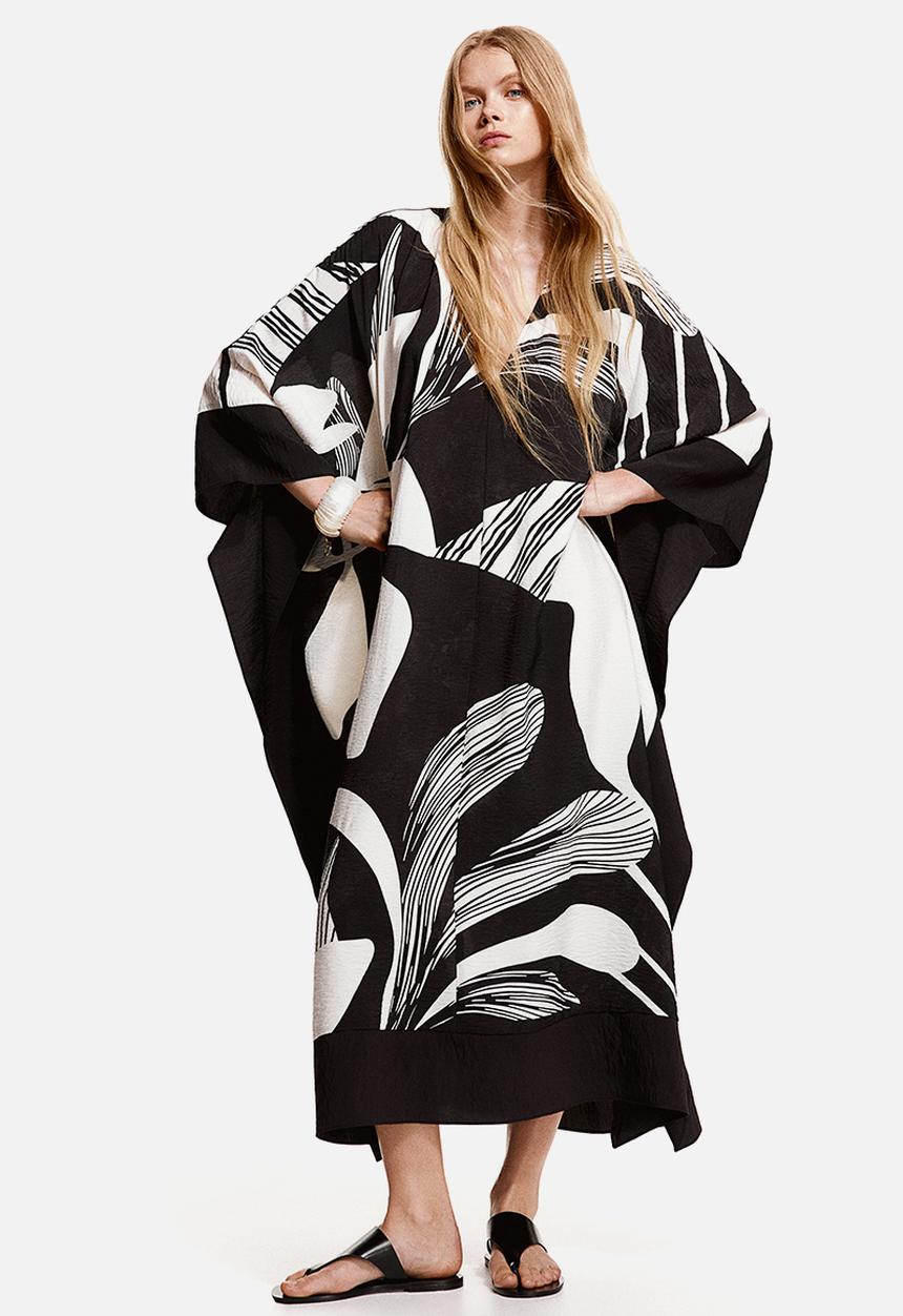 H&M - Kaftan dress - black