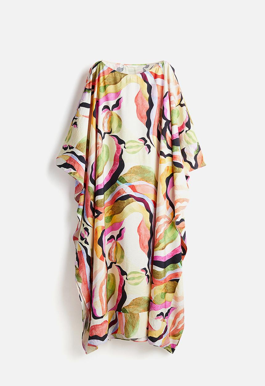 H&M - Kaftan dress - cream paterned
