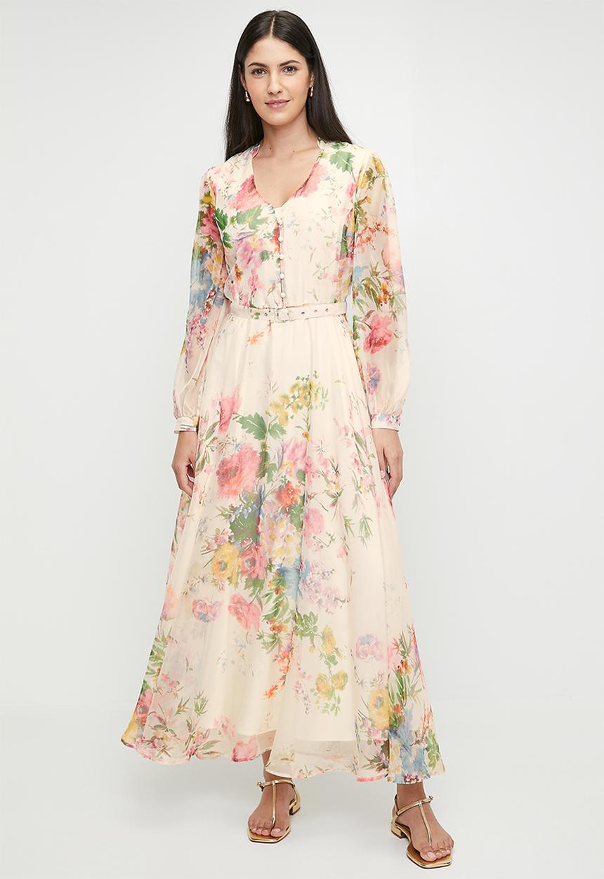 Pringle of Scotland - Pringle eden maxi dress - print