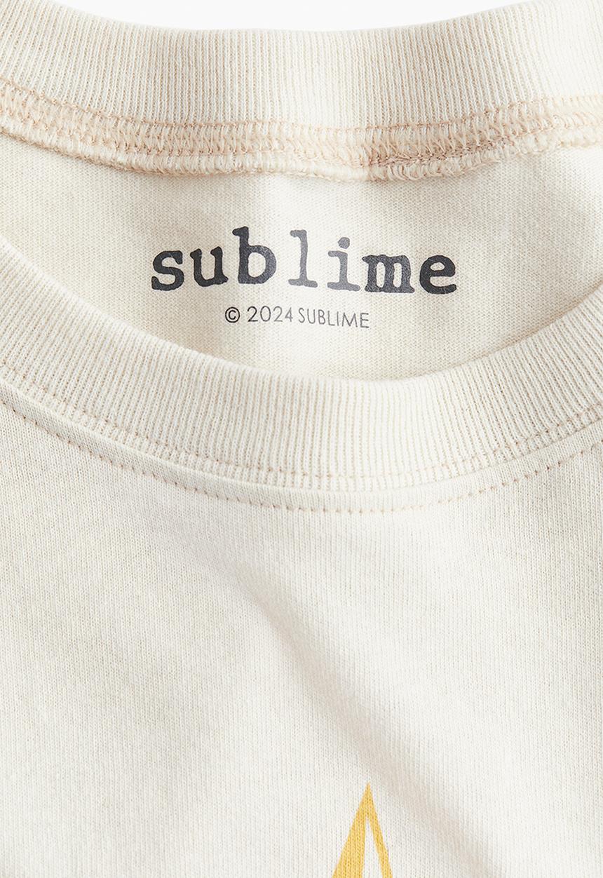 H&M - Oversized printed T-shirt - white,multi