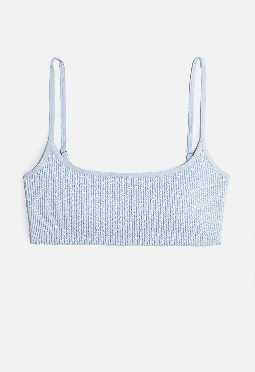 H&M - Padded bikini top - blue