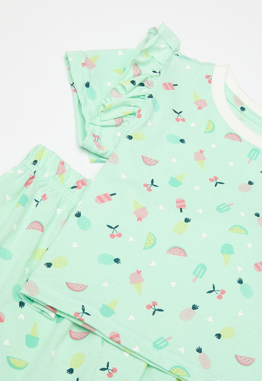 Pop Candy - Pj set - green aop