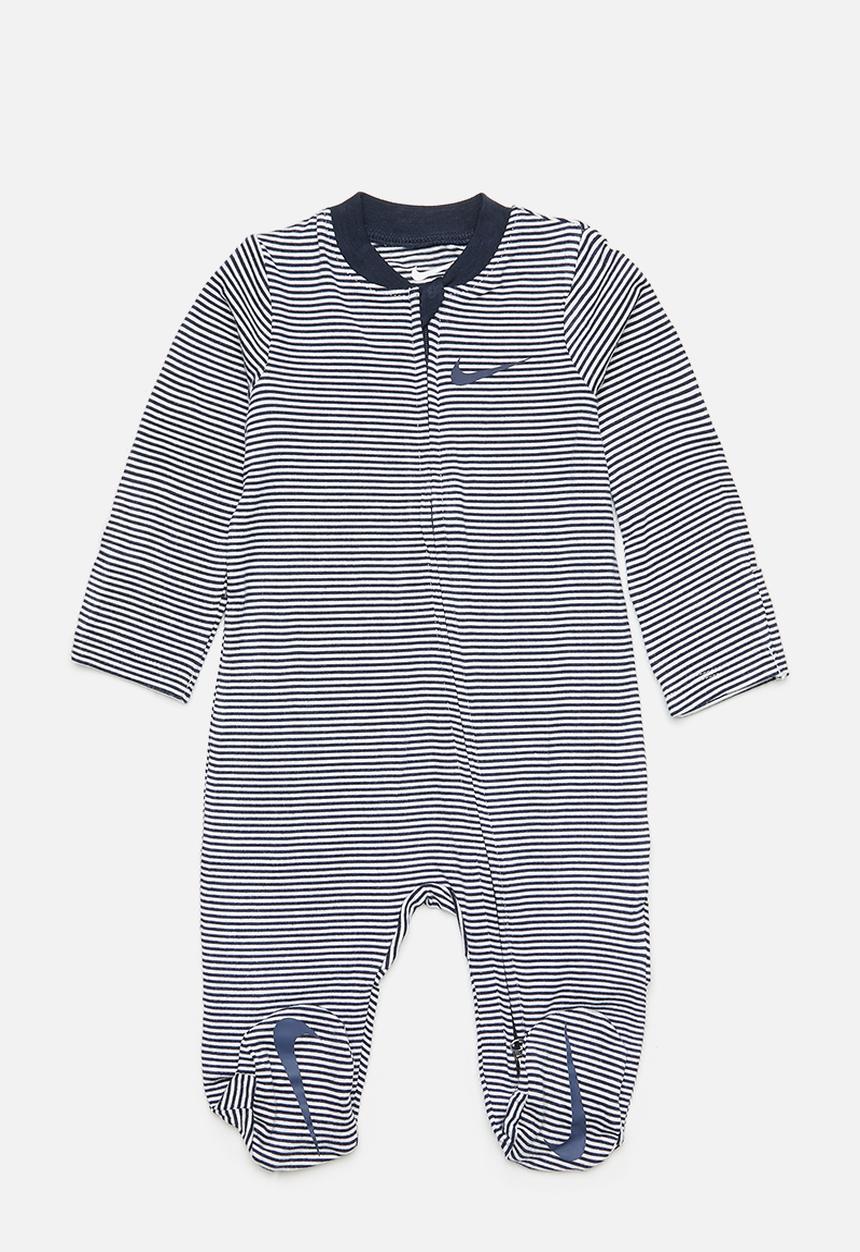 Nike - Nkn striped footed coverall - midnight navy