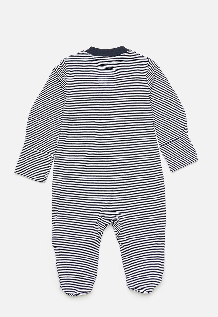 Nike - Nkn striped footed coverall - midnight navy
