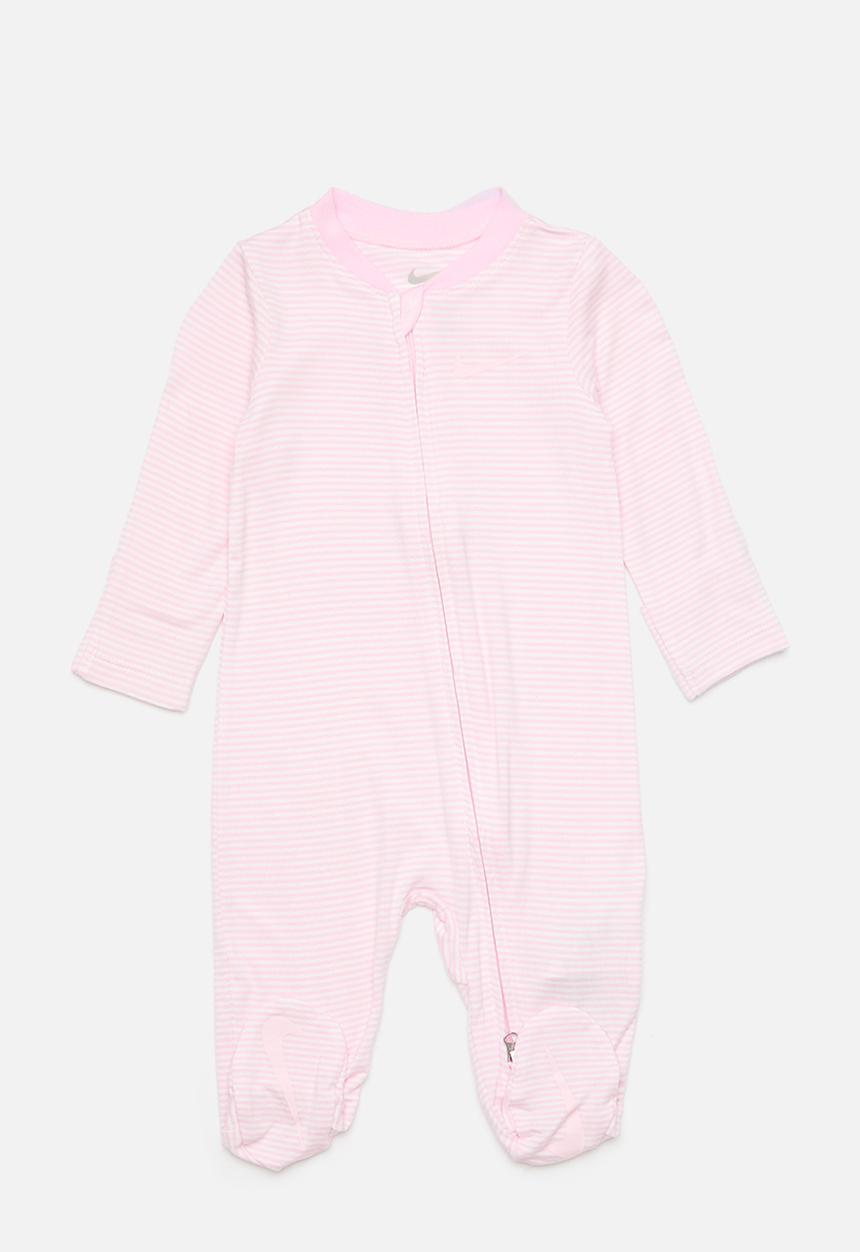Nike - Nkn striped footed coverall - pink foam
