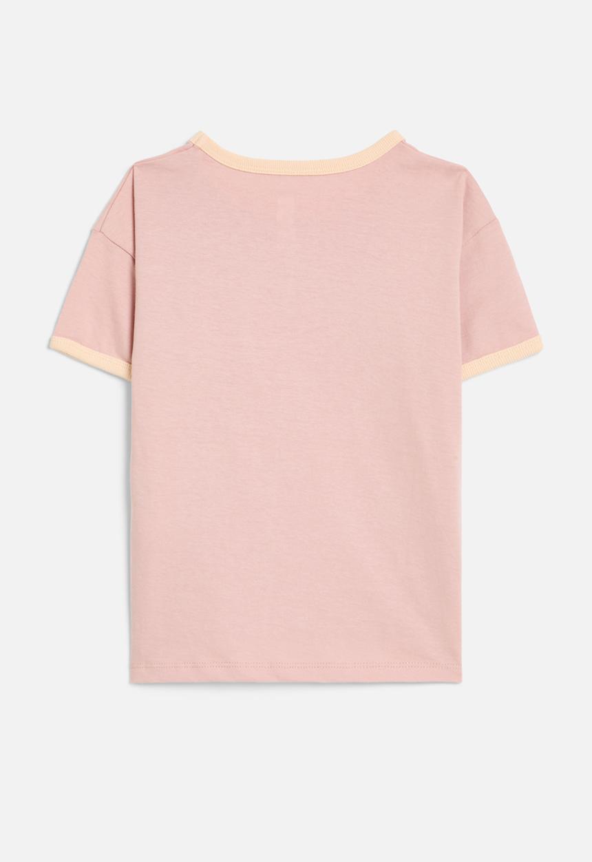 Cotton On - Poppy short sleeve print tee - zephyr/wild child