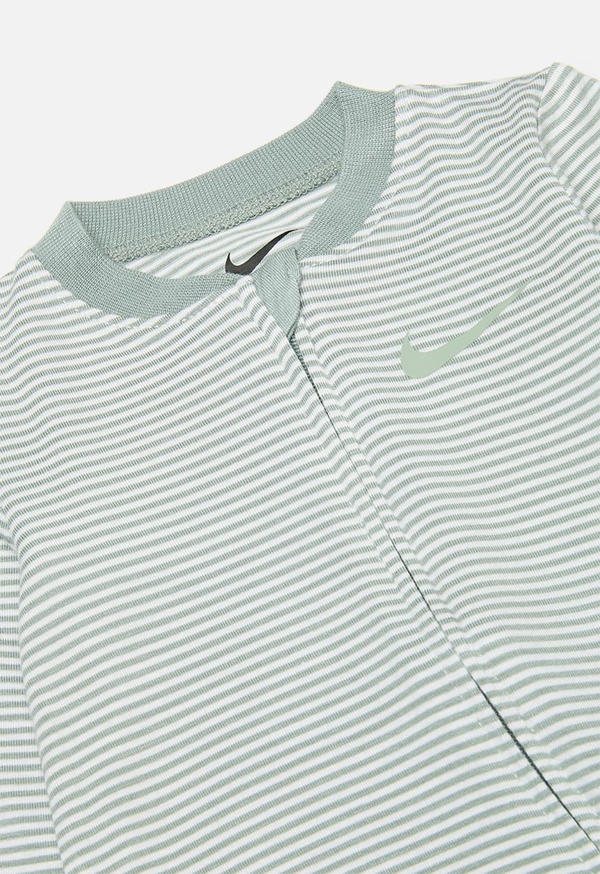 Nike - Nkn striped footed coverall - mica green